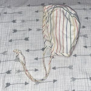 Briar rainbow stripe bonnet